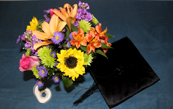 diy-graduation-cap-centerpiece-with-flowers-supplies